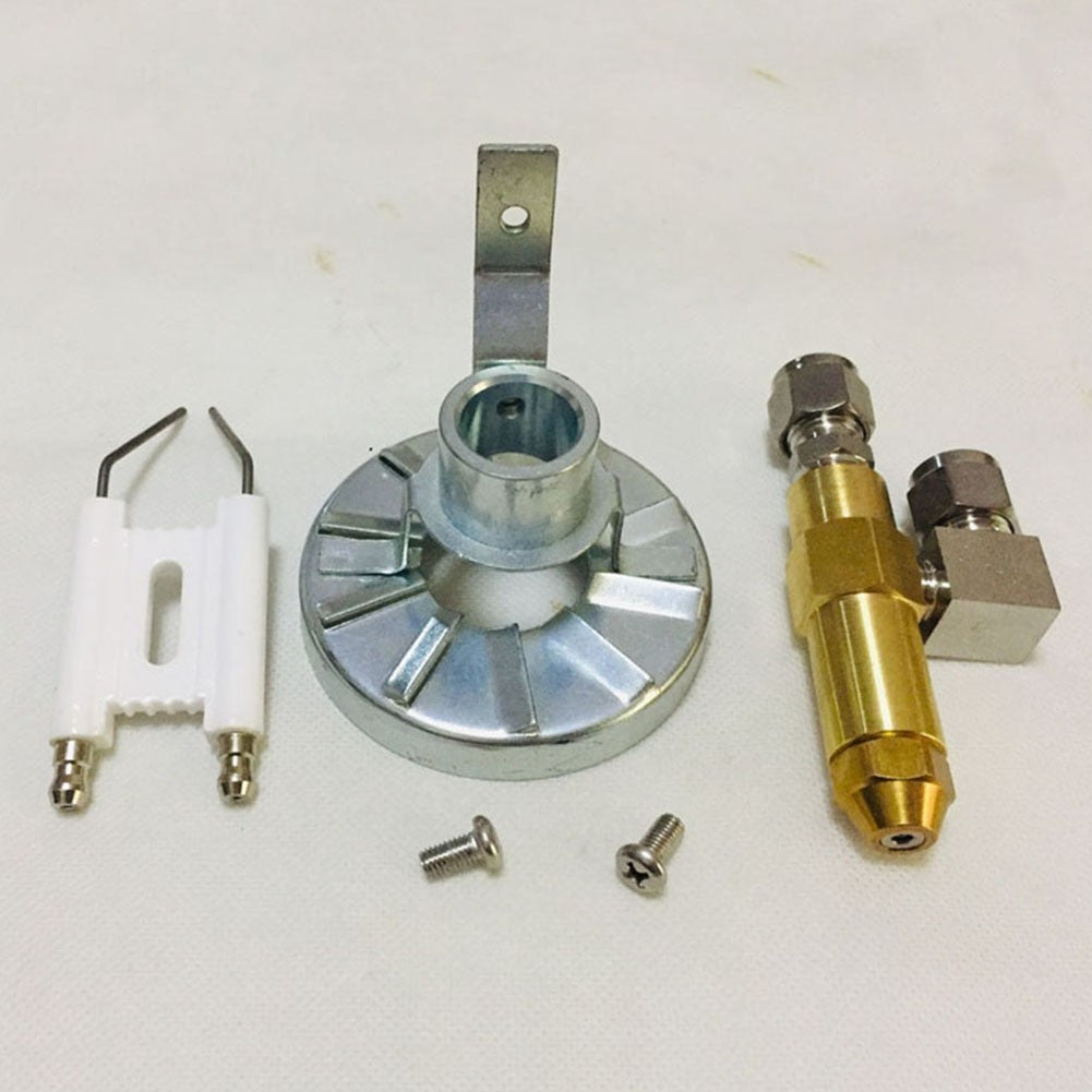 Waste Oil Burner Nozzle Siphon Air Atomizing Spray Nozzle Electrode  0.5-2.0mm.