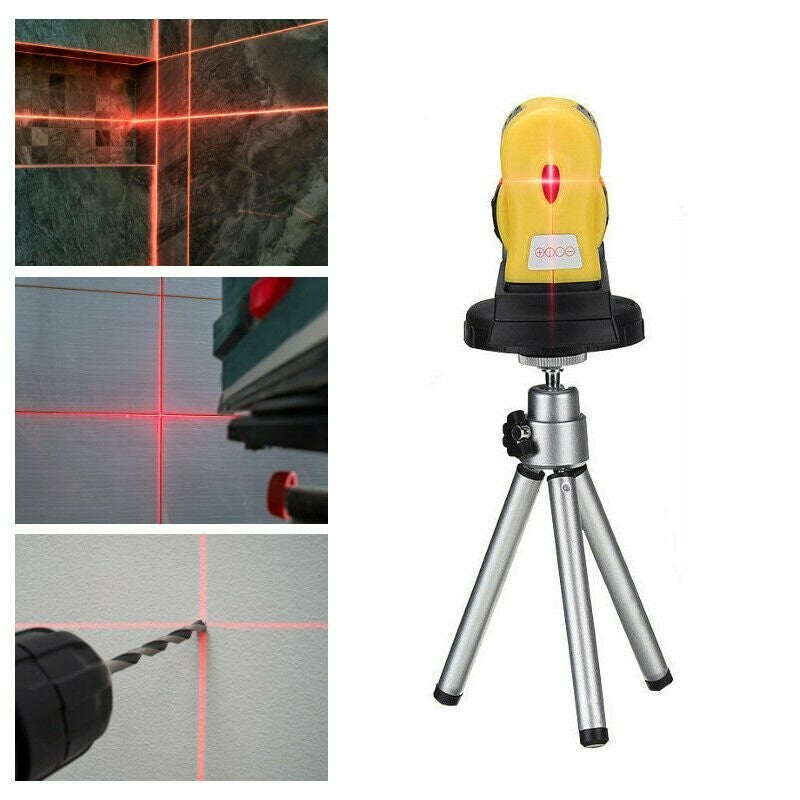 3D Laser Level Self Leveling Point Line Cross Horizontal Vertical With Tripod
