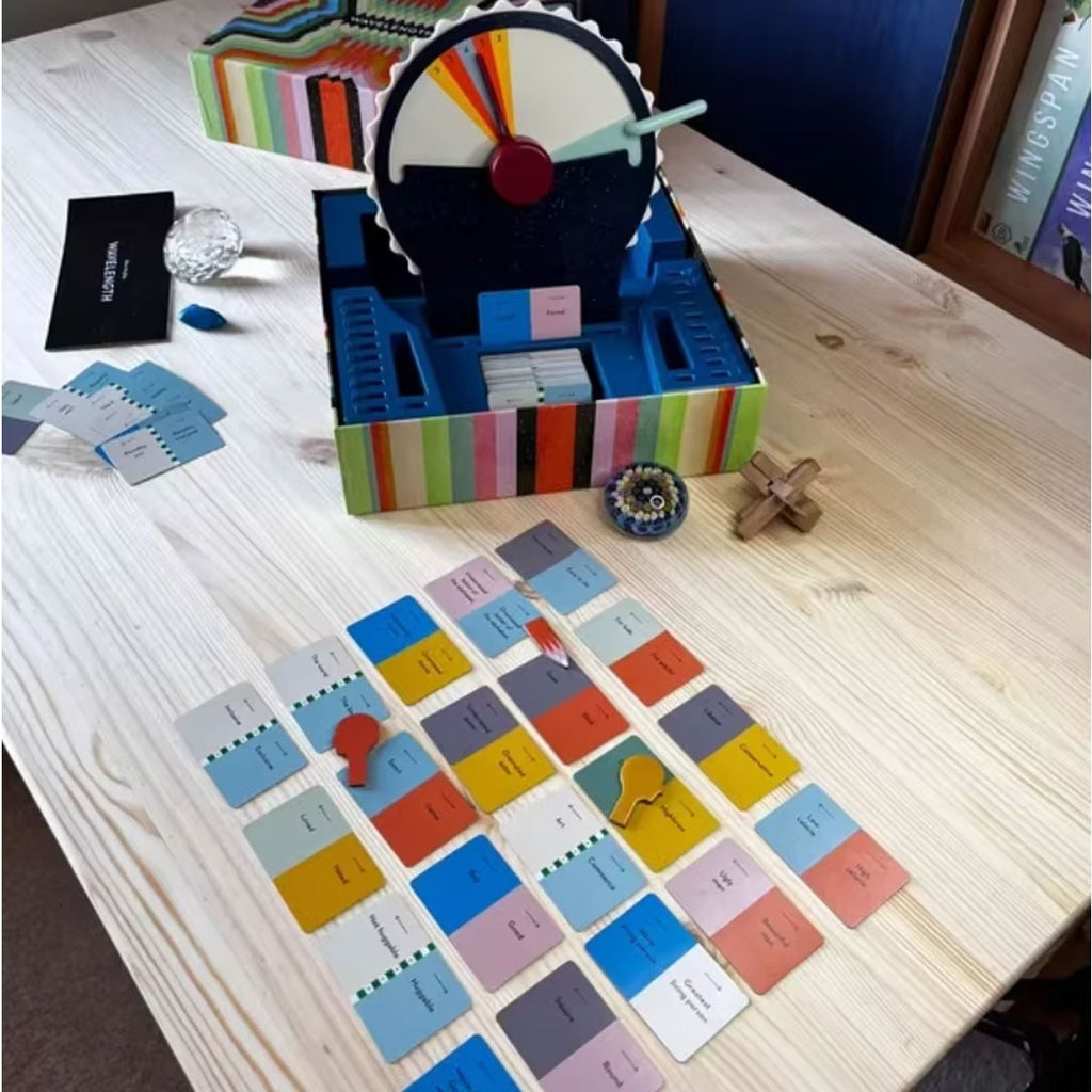 Wavelength Party Board Game For 2-12 Players Ages 14+ The Game Show in a Box