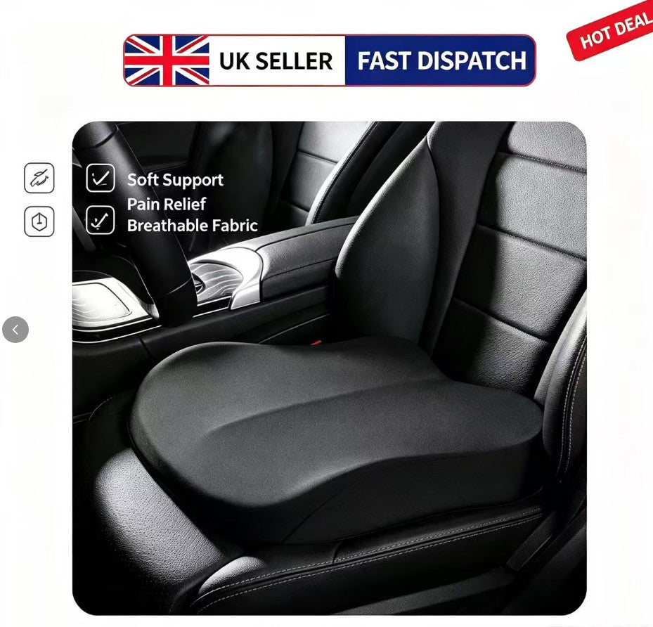 For Driving Soft Seat Cushion Adult Car Booster Seat Portable Car Seat Cushion