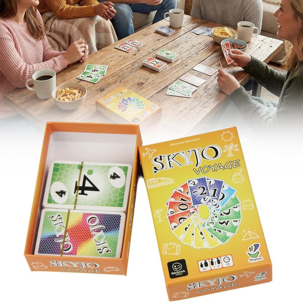 SKYJO VOYAGE Portable Travel Game Casual Party Board Game Card