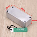 1590 Style Effects Pedal Aluminum Stomp Box Enclosure for Guitar + 4 Screws