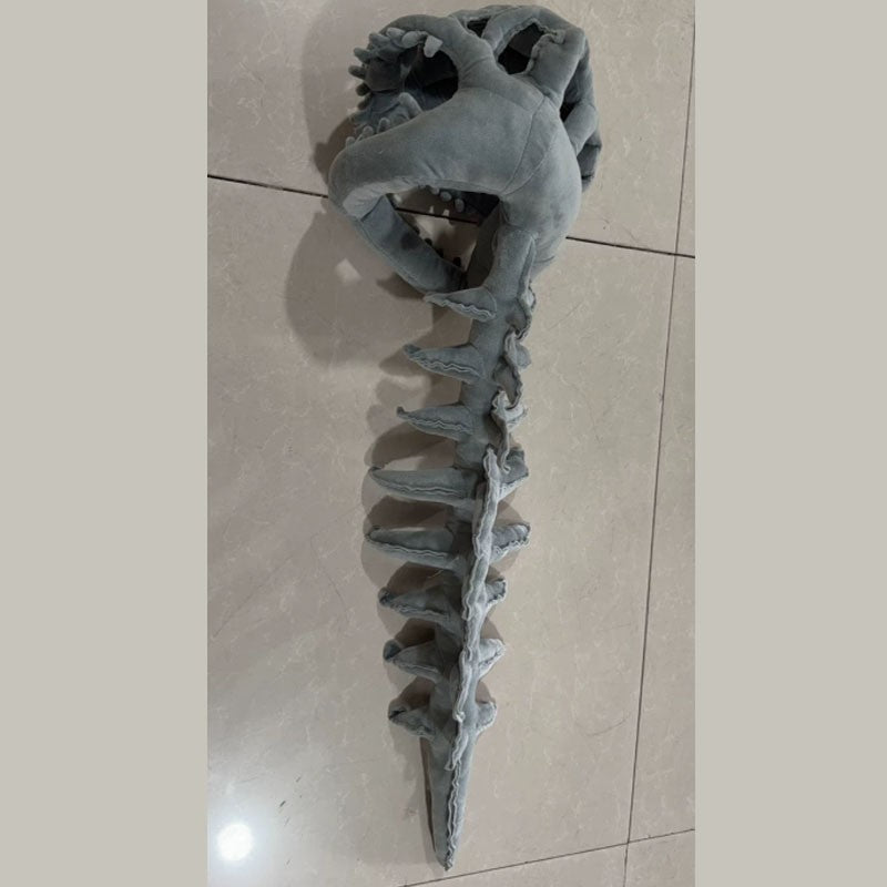 Kids 75cm Dinosaur Skeleton Plush Toys Sleeping Cushion Anime Game Gift