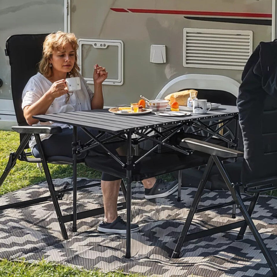 Portable Folding Camping Table with Carry Bag for Outdoor Picnics & Parties