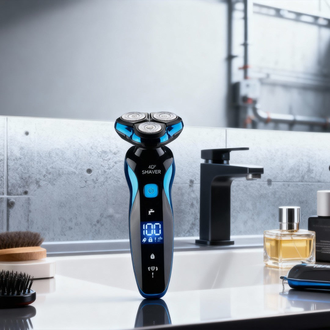 Shavers for Men Electric Razor Wet/Dry Rechargeable Rotary Cordless USB Charging