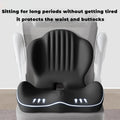 2-in-1 Ergonomic Back and Seat Cushion with Lumbar Support Tailbone Pain Relief