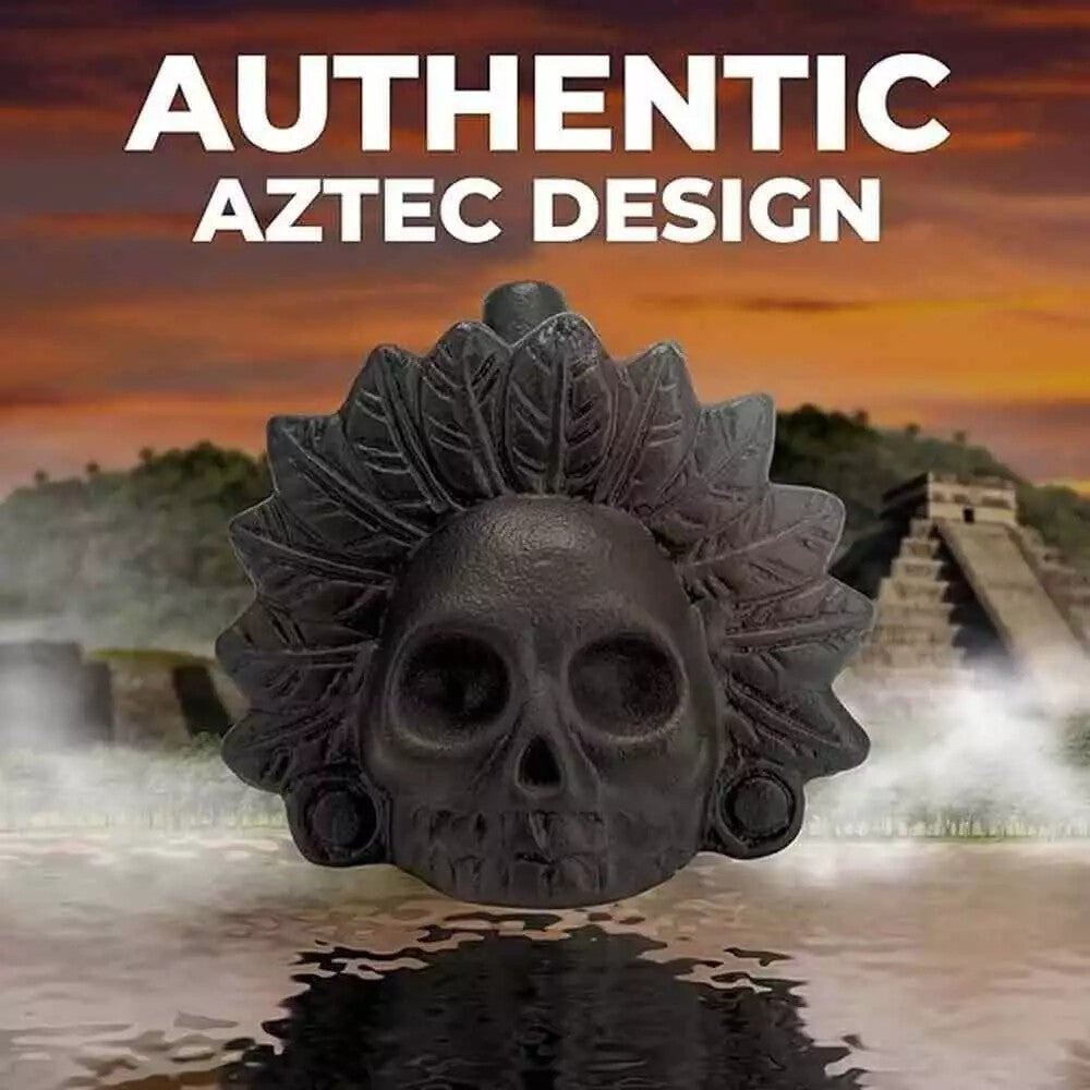 Handcrafted Aztec Death Whistle: 125+ Decibels of Terrifying Sound for Gifting