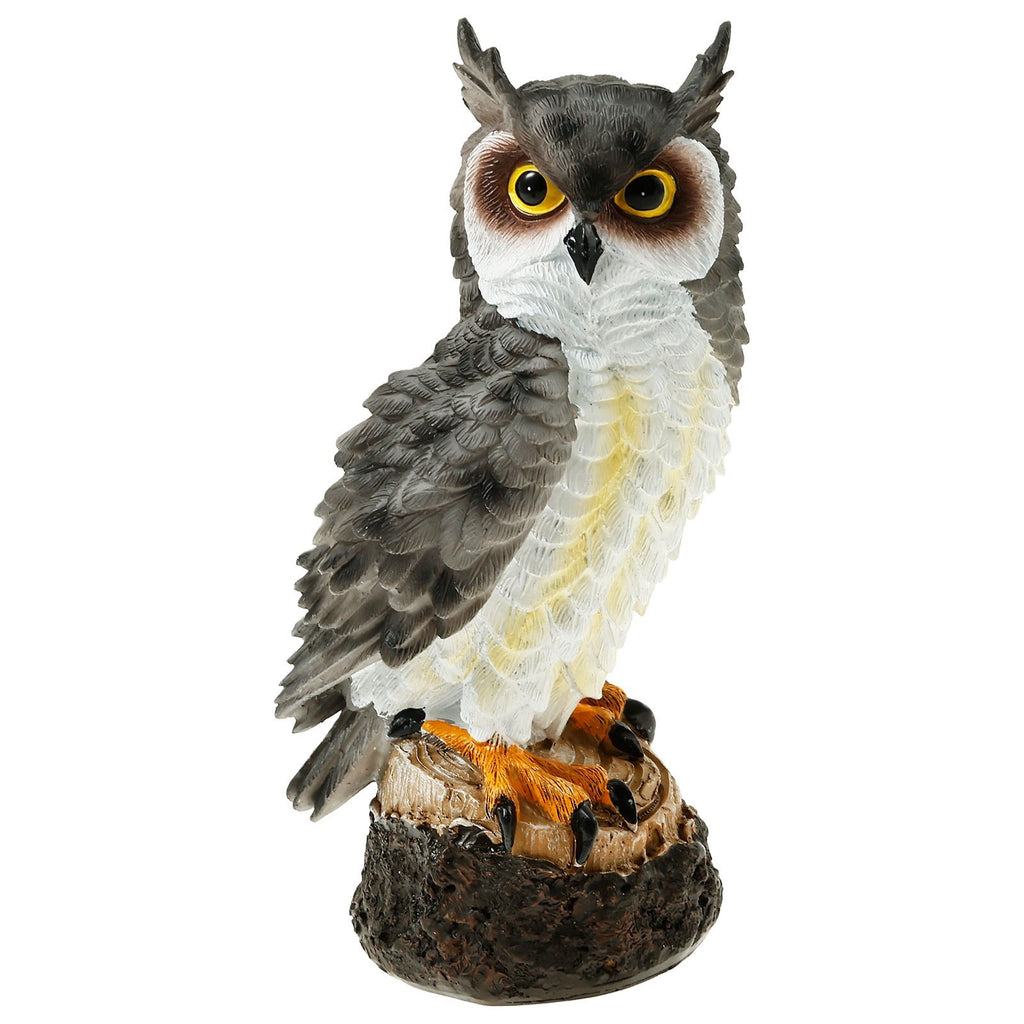 Simulation Owl Ornament Owl Statue Decoration Decoy Birddriver for Garden