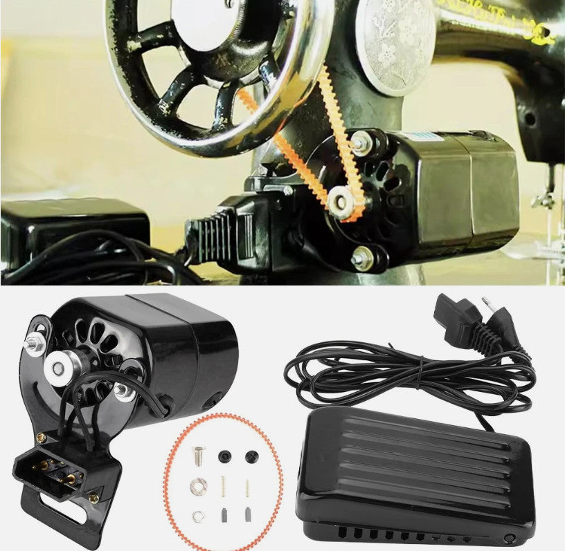 180W Domestic Sewing Machine Motor Complete With Foot Control Pedal