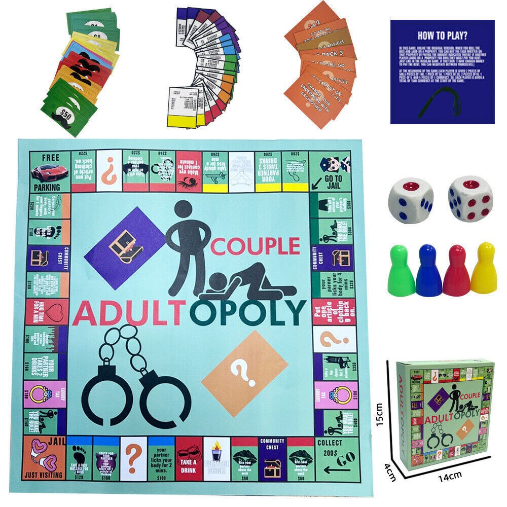 Couple Board Game Monopoly Board Games Adult Board Games Date Night Games