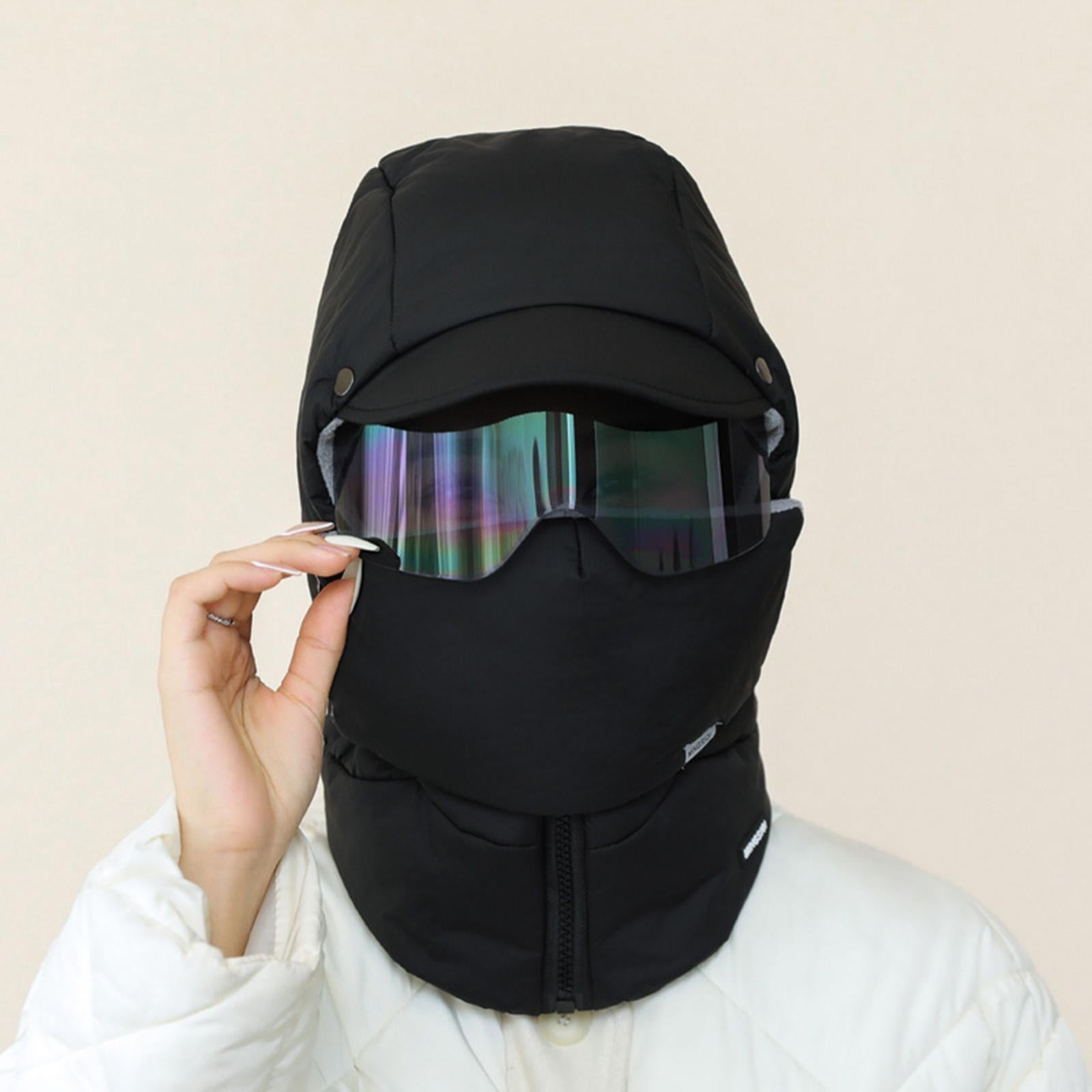 Winter Hat Thermal Lightweight Windproof Mask Face Cover Headwear Trapper Hat