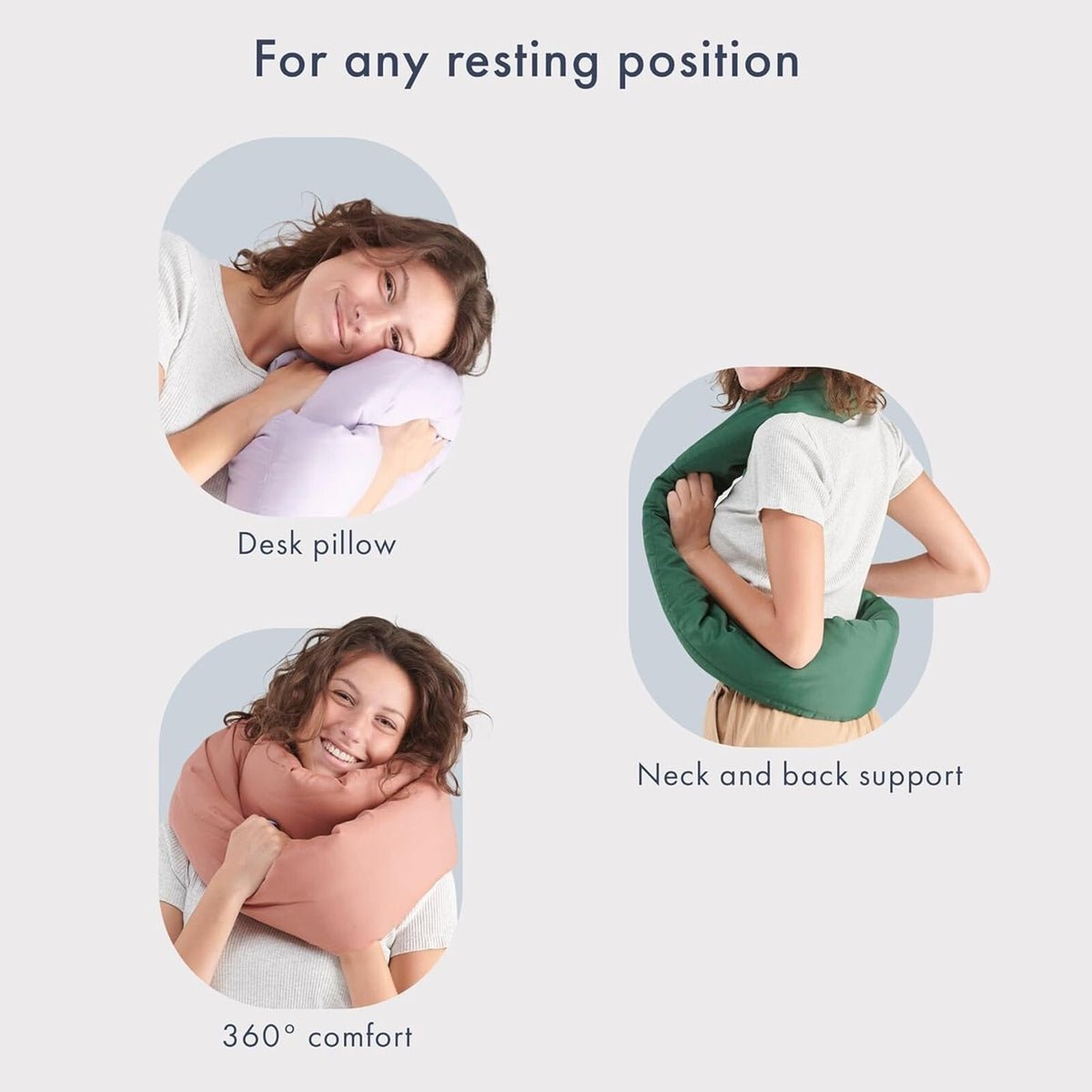 Pillow And Eye Mask - Travel Neck Pillow - Versatile Soft 360 Support Scarf -