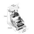 2 Lockable Folding Brackets, Self-Locking Hinges with Screws for Table and Bed