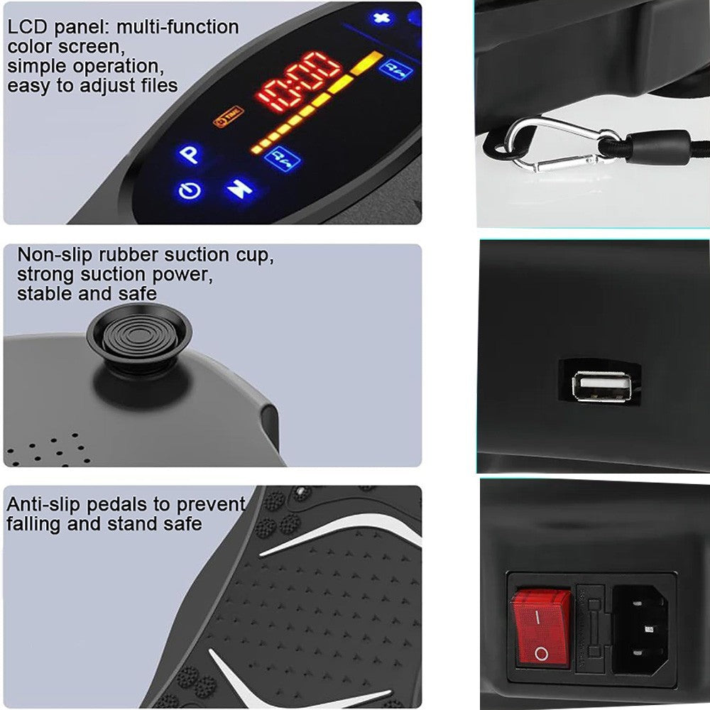Power Vibration Plate Vibrating Machine Platform Exercise Body Shaker Massager