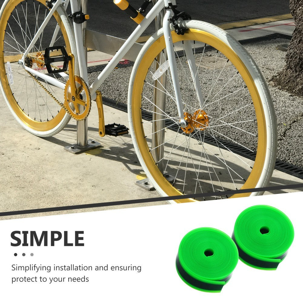 2 Rolls Bicycle Inner Tube Pad Bike Tire Liner Belt Puncture Proof