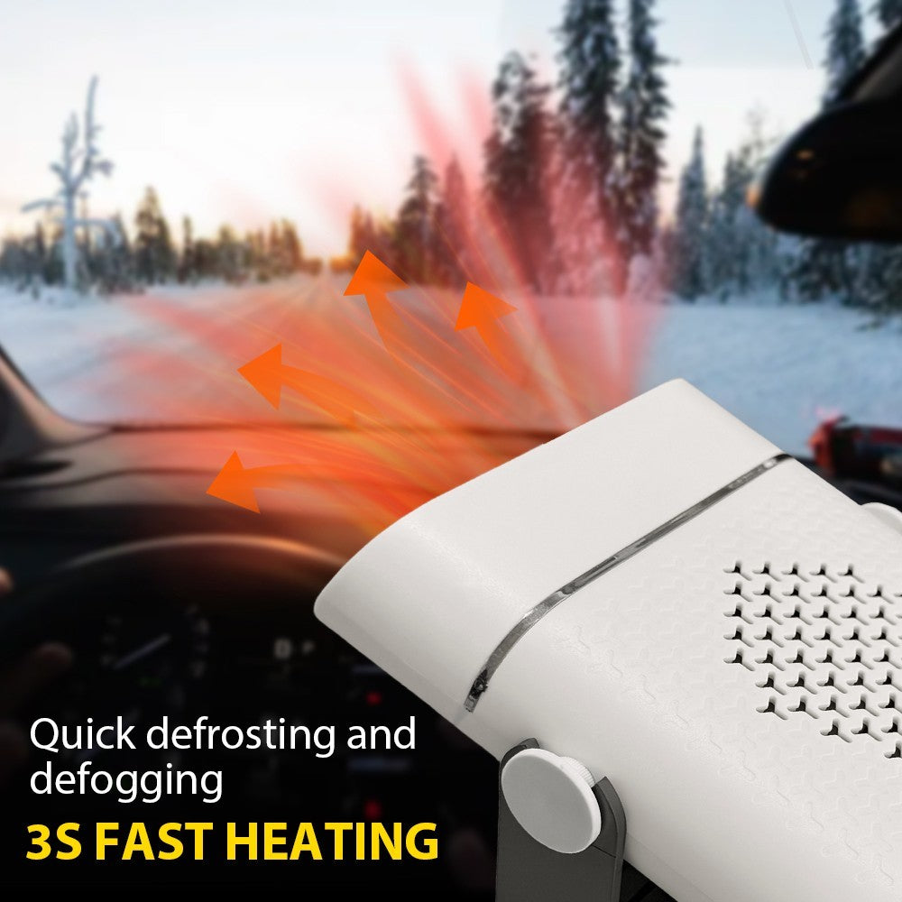 12V 150W Car Heater Fan Portable Plug In 2in1 Heater Cooler Demister Defroster