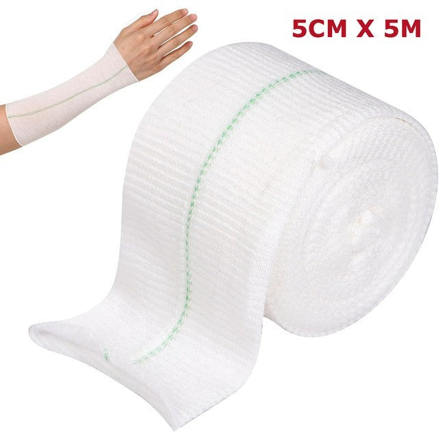 5cm x 5m Tubular Bandage Two Way Stretch Dressing Elastic Bandage for Wrist Arm