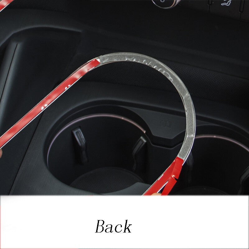 Fit For Audi A3 8V 2013-2017 Inner Accessories Water Cup Holder Frame Cover Trim
