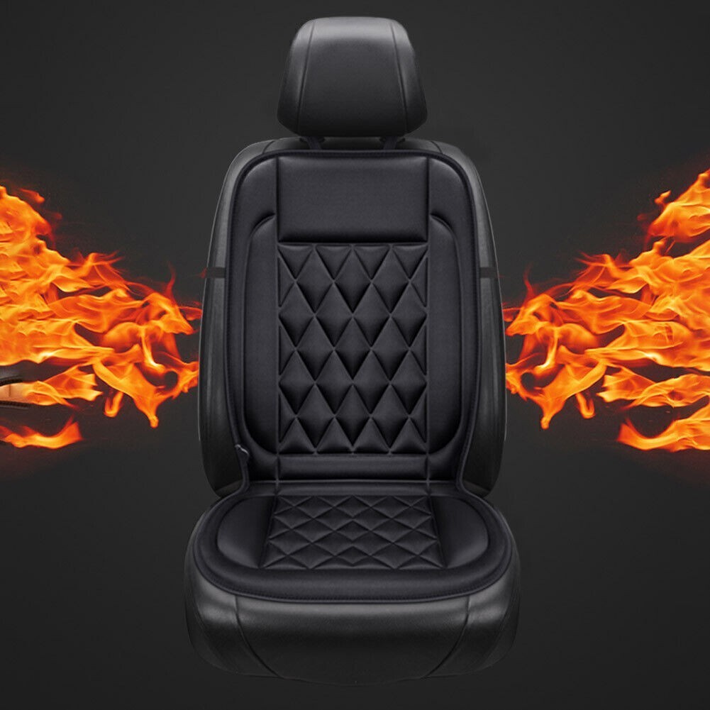 Universal Car Seat Pad Cushion Cover Heating Heater Warm Heated Cold Winter 12V
