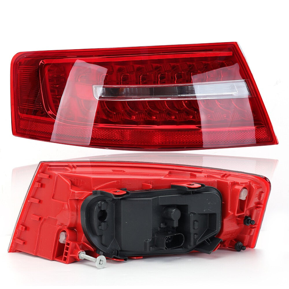 For Audi A6 C6 2009-2011 Sedan Set of 4 Outer Inner Tail Light Rear Brake Lamp