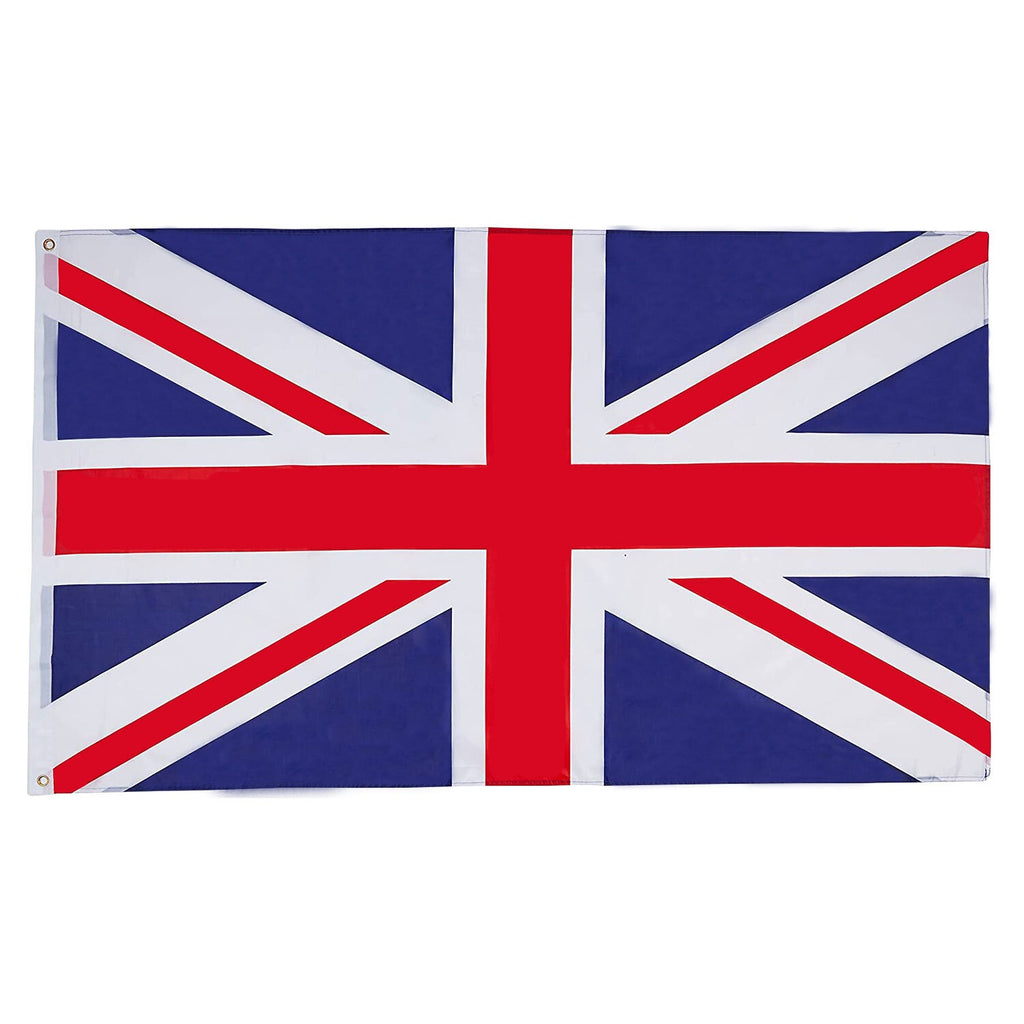Union Jack Flag Brass Eyelets Double Stitched Great Britain UK Sport 5X3FT Fast