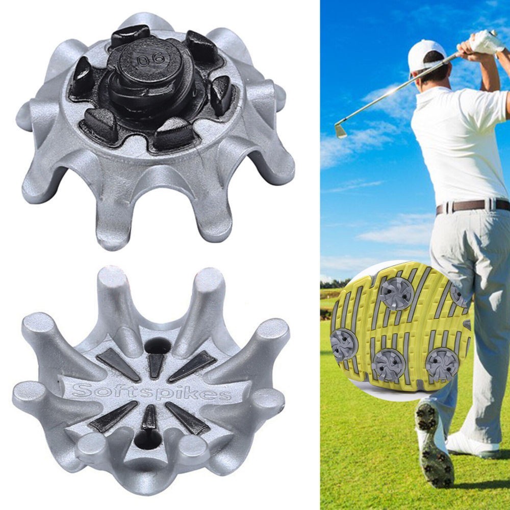 20PC Fast Twist Golf Shoe Spikes Short Teeth Replacement Cleat Studs For Footjoy