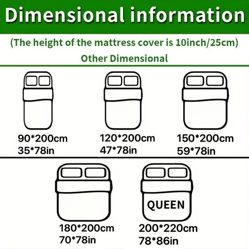 Ice Cooling Fitted Sheet Set With Pillowcases Elastic Mattress Cover Home Sheet
