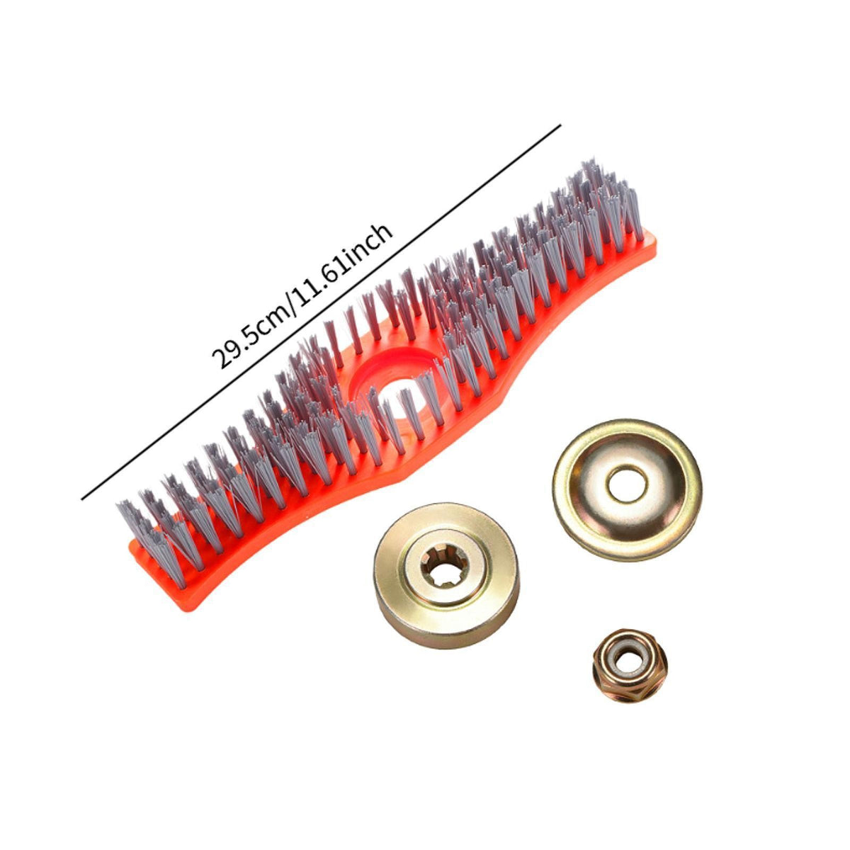 Lawn Mower Brush Head Broom Head Cleaning Brush for Patio Cleaning Floor.*