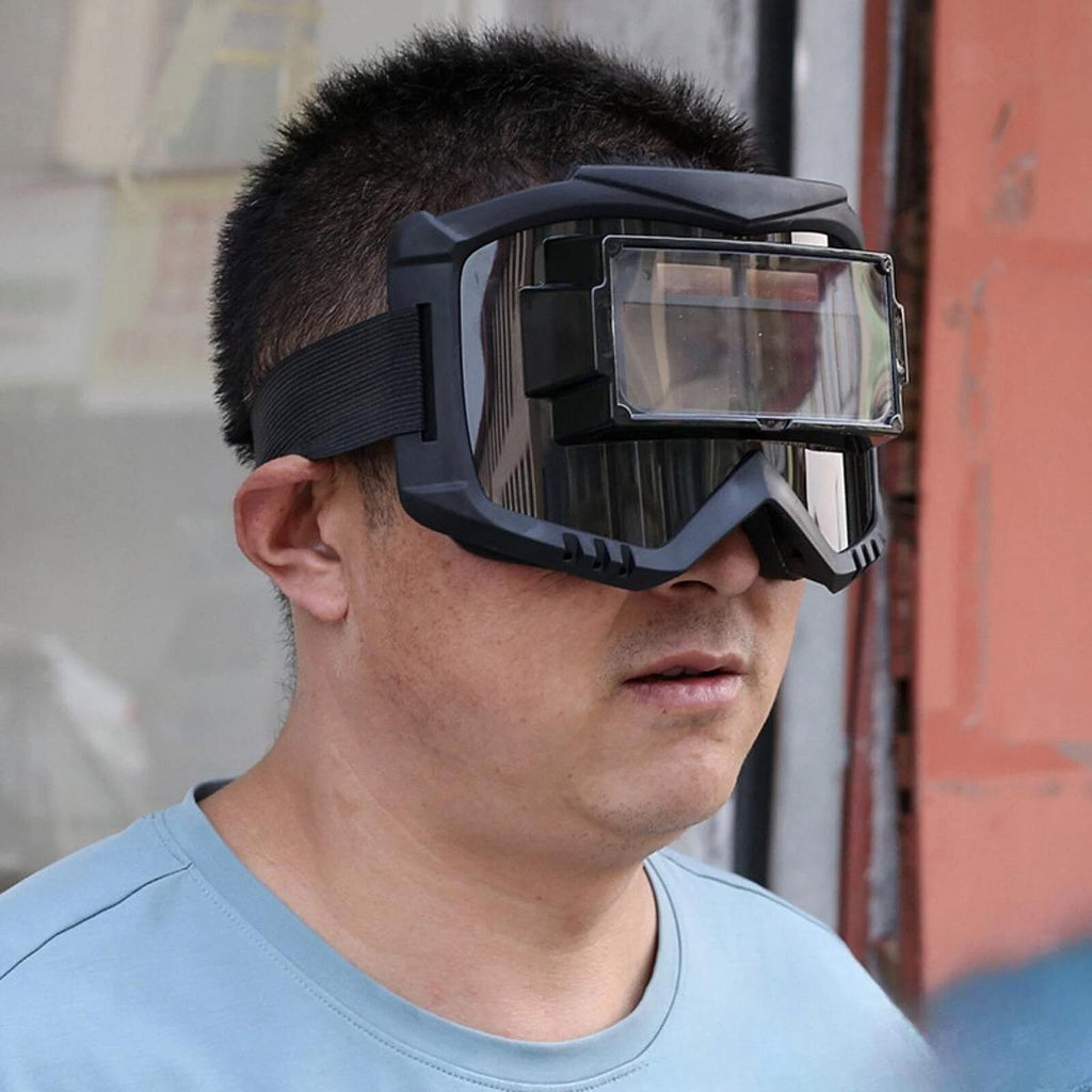 True Color Auto Darkening Welding Glasses Flame Resistant Welding MaskFD