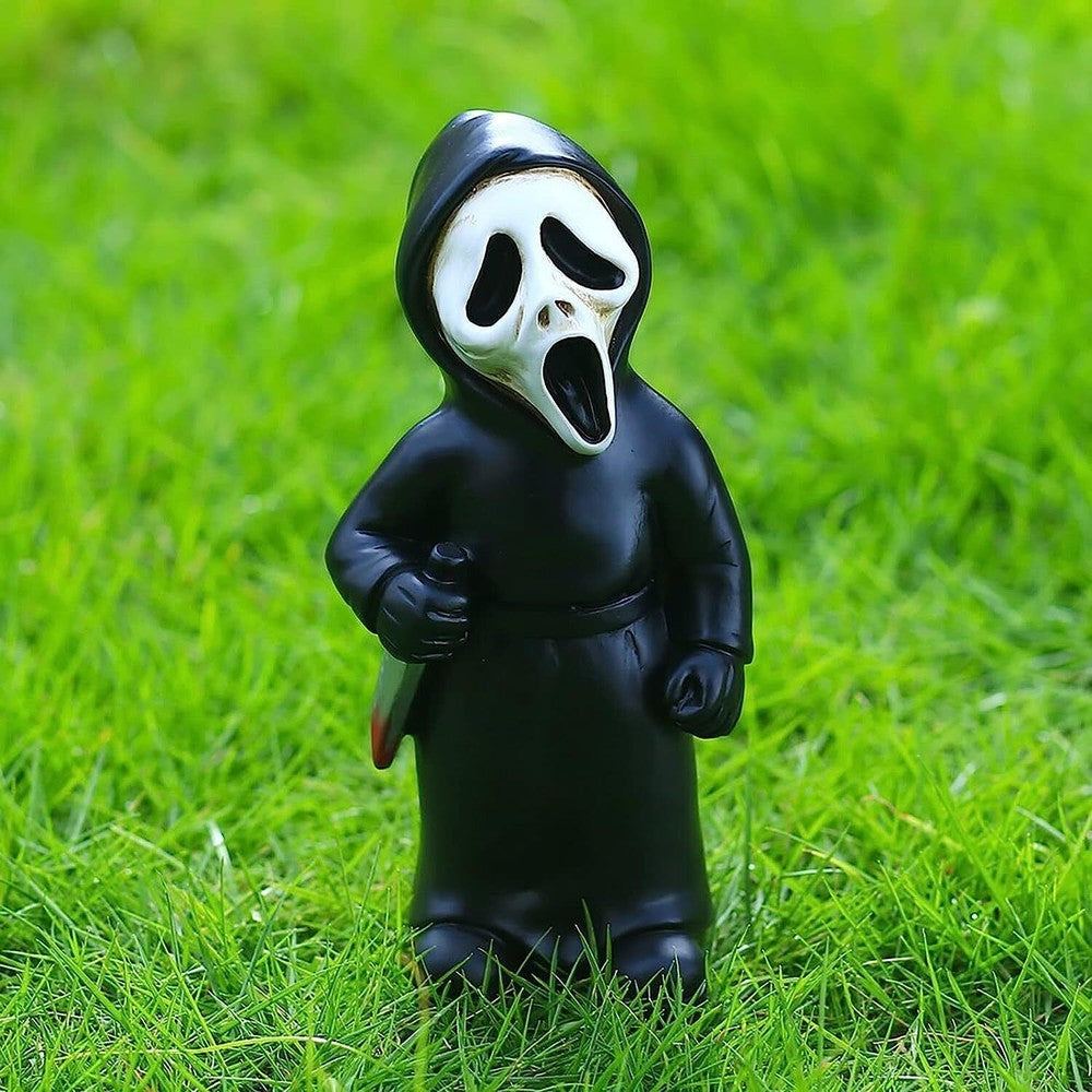 Horror Movie Garden Gnomes Nightmares Michael Myers Jason Statues Gift UK