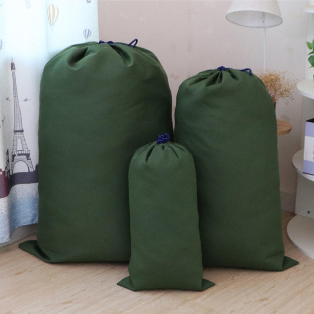 100*140cm Oversized Thicken Canvas Drawstring Bag Large Storage Packing Sack