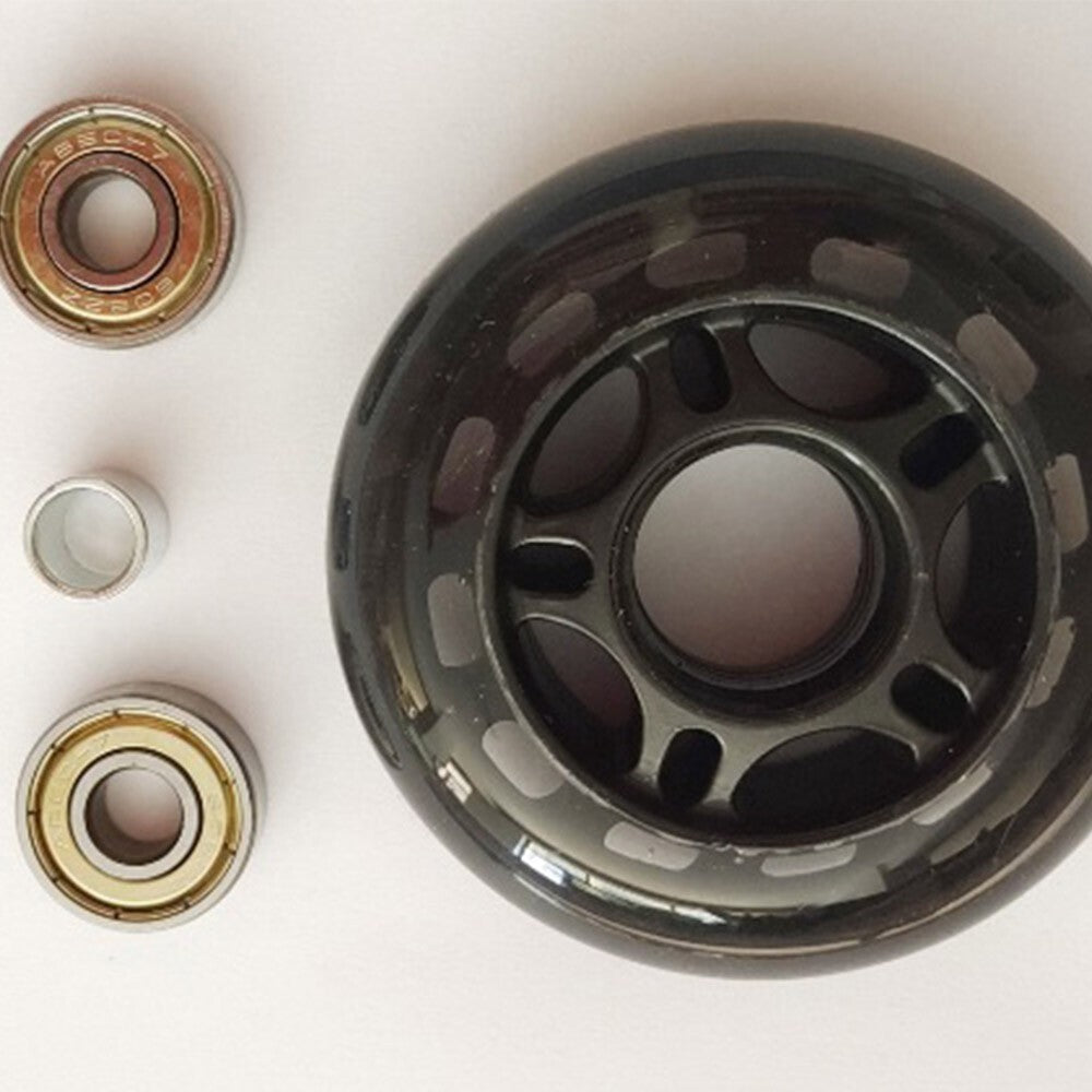 2x Micro Maxi Scooter Rear Replacement Wheels – w/ Rubber Sealed Bearings New