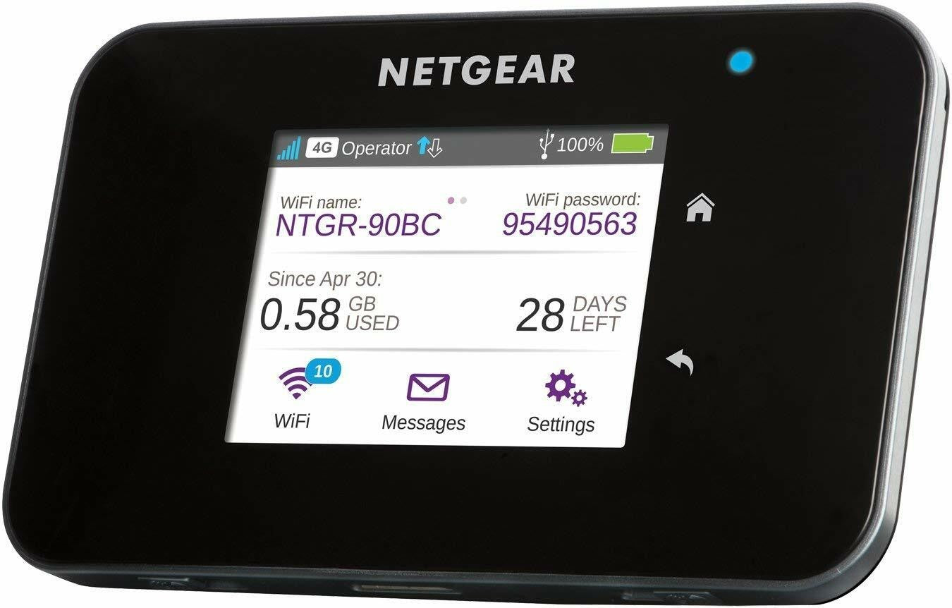 Unlocked Netgear AC810S 600Mbps 4G LTE Wi-Fi Router + Antenna Portable Hotspot