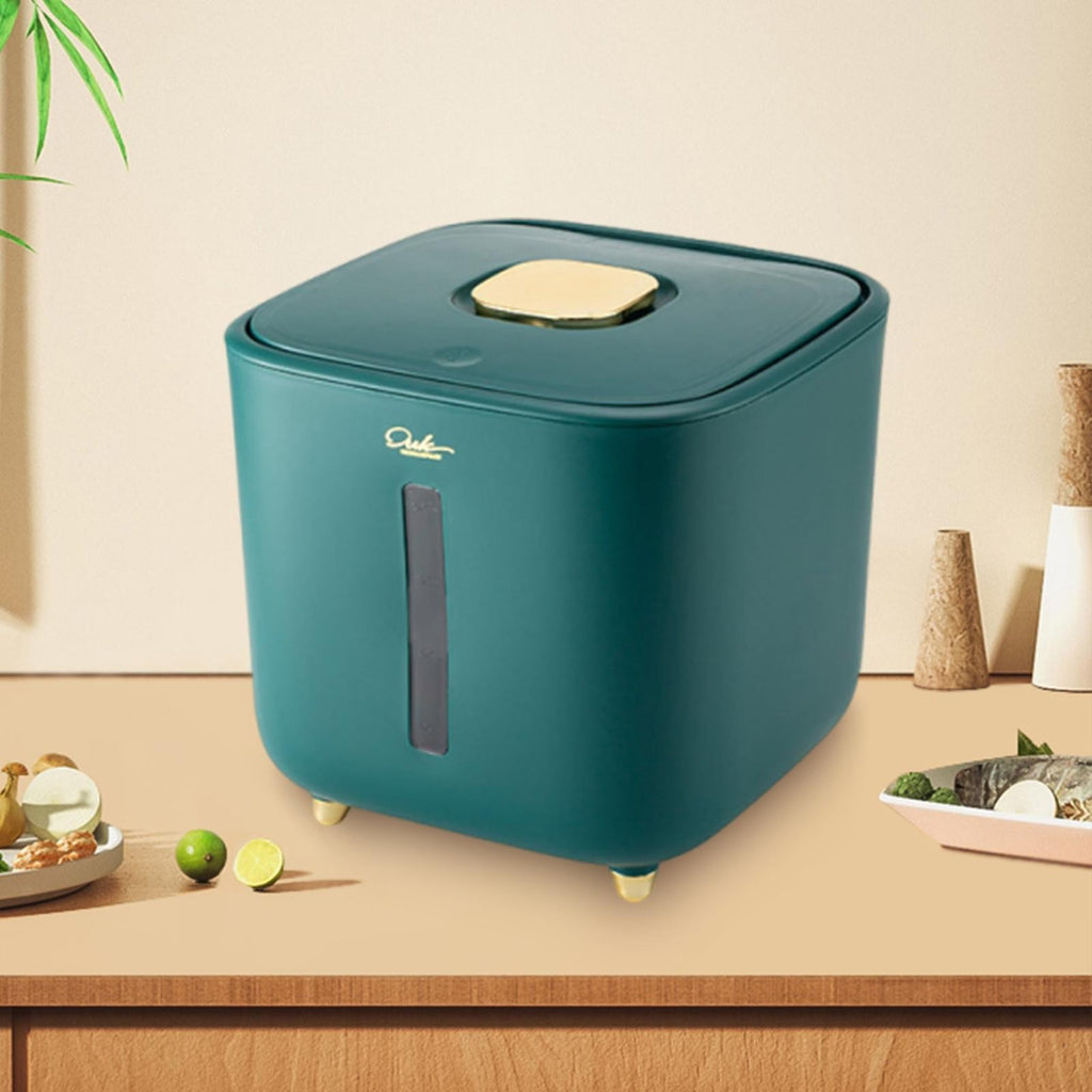Rice Container Storage Box Kitchen Organization Leakproof Pet Food Dispenser.*