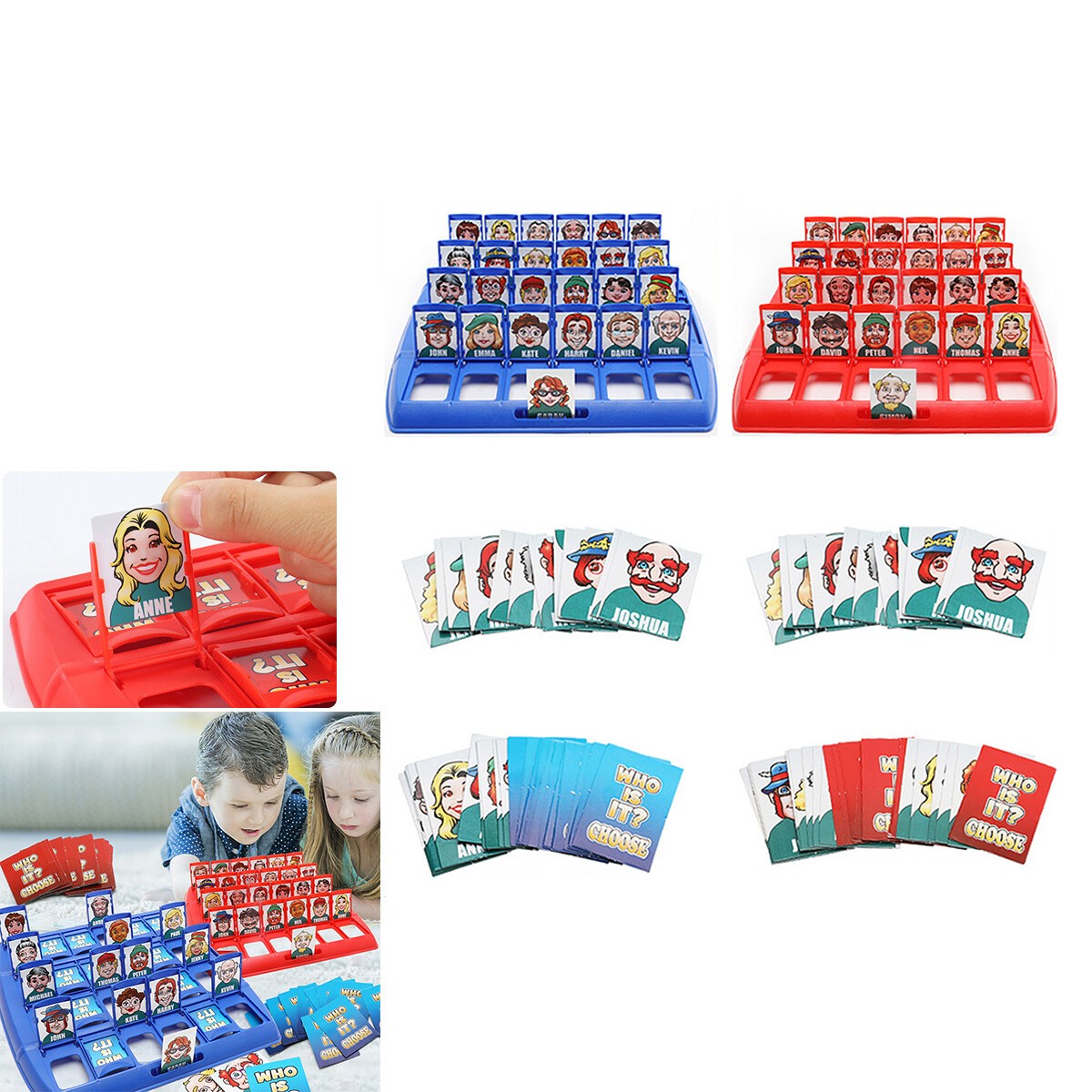 Guess Who? Traditional Classic Family Board Games Indoor Toy Party Puzzle games