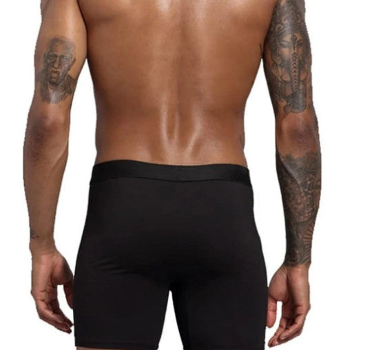 Plus-Size Long Boxer Shorts Leak-Proof Boxer Briefs
