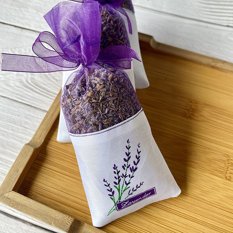 40* Lavender Empty Sachet Bag Fragrance Pouch Purse for Storage Spice Portable