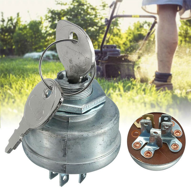 5 Spade Ignition Switch Lawn Mower Part Ride On Mower Lawn Tractor With 2 Keys