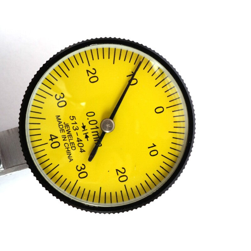 0-0.8mm Lever Dial Test Indicator 0.01mm Precision Dovetail Rails Dial Gauge DTI