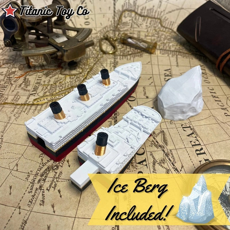 New Split In Half Titanic Bath Boat And Pool Toy, Break In Half RMS Titanic Toys