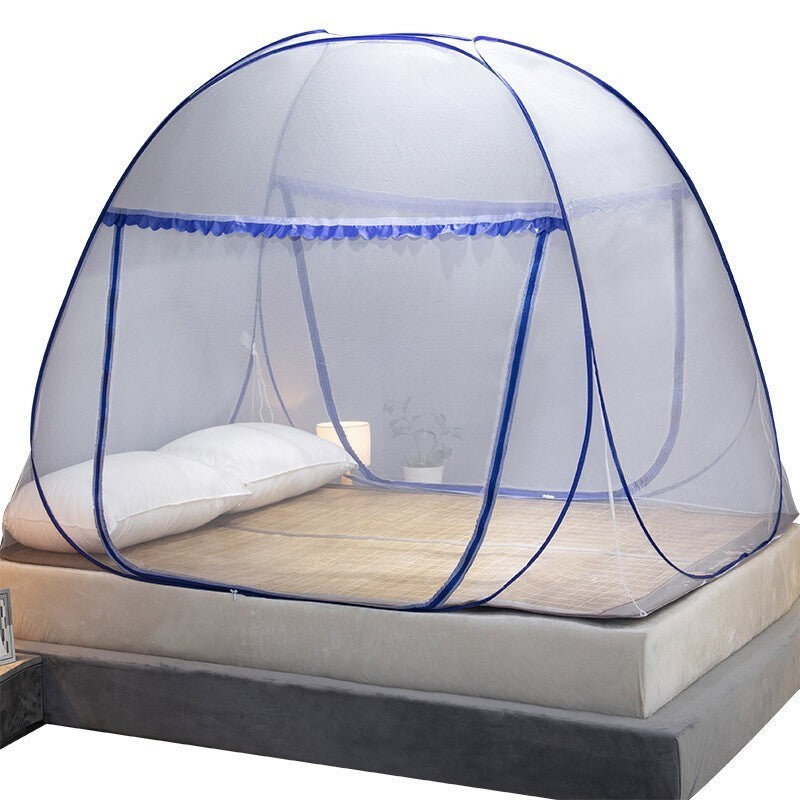 Portable Single Door Pop Up Mosquito Net Lace Netting Home Yurt Tent Bed Cover