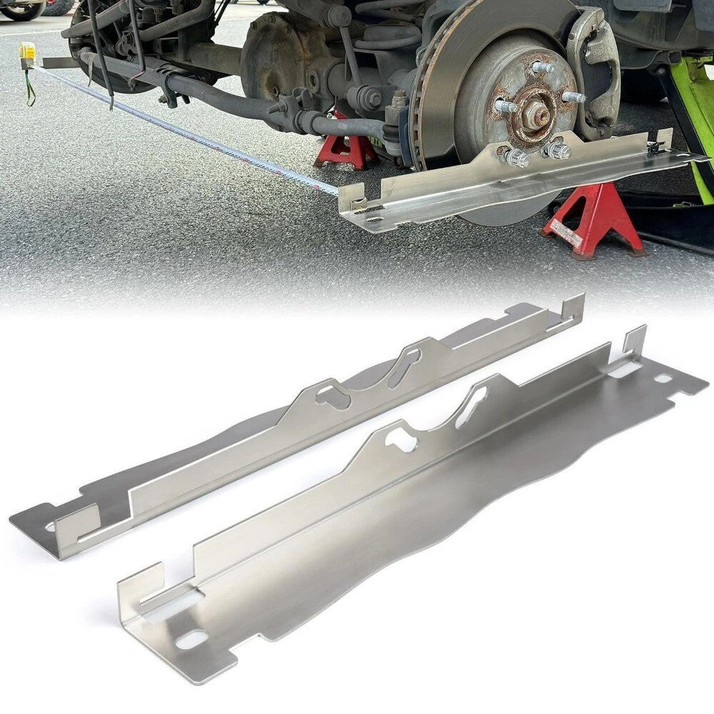 2X Wheel Alignment Tool Toe Plates Accurate Measurements with 2 Tape Measures