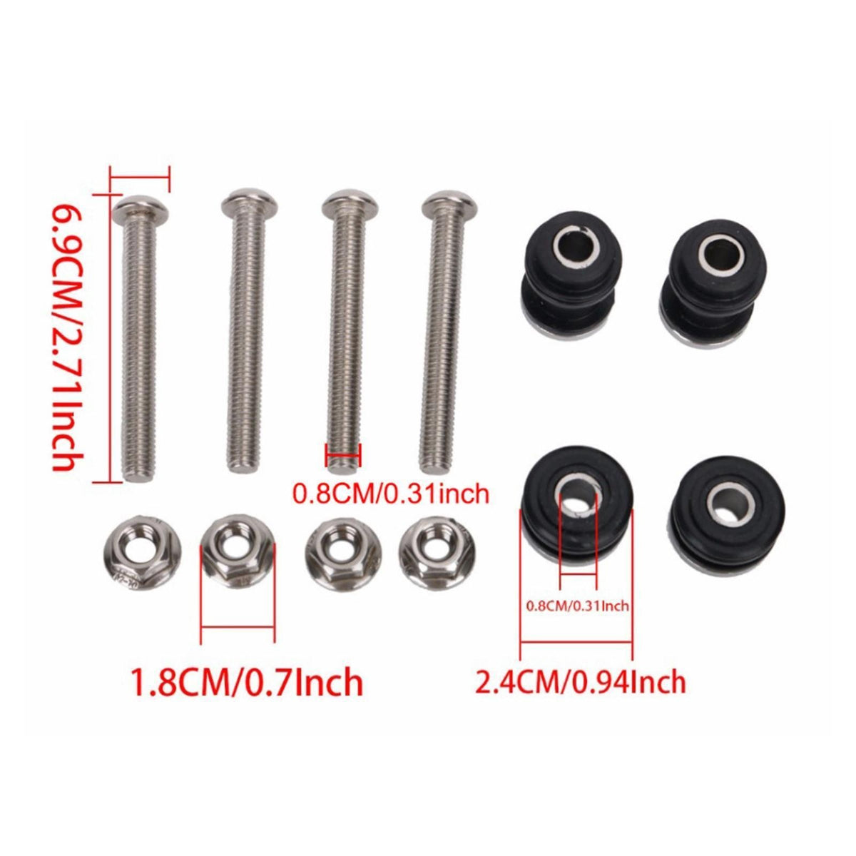 Docking Hardware Kit Detachable 4-Point for  Softail Models 2000 -17