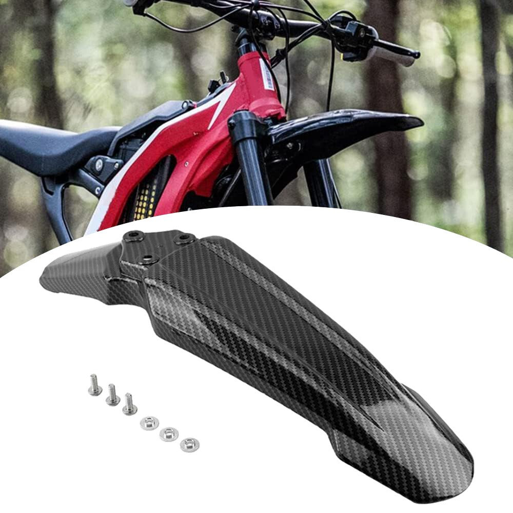 CARBON FIBRE EXTENDED FRONT FENDER MUD GUARD FOR SURRON LIGHT BEE X / S UK