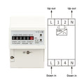 230V Grade1 Single Phase Mechanical Counter Home Electricity Energy Meter