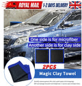NEW 2026 2xMICROFIBRE CLEANING AUTO CAR DETAILING SOFT CLOTHS WASH TOWEL DUSTER