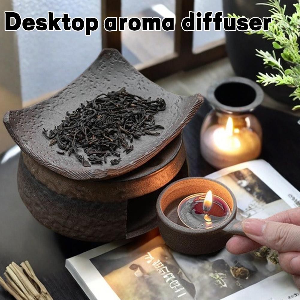 Ceramic Incense Burner Kit, Ceramic Aromatherapy,Stove Essential Oil Burner UK