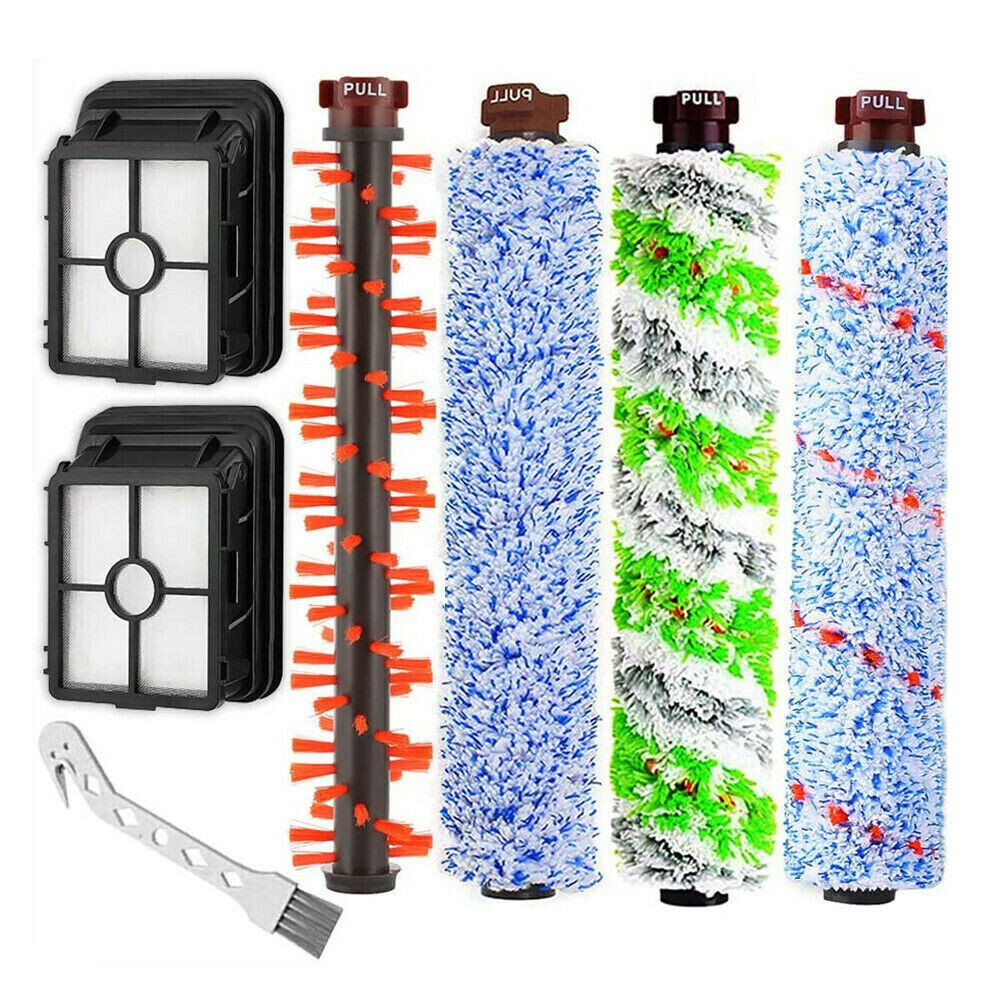 7x Brush Roller Vacuum Filter Sets For Bissell CrossWave 1868F,17132,2225N 1866F