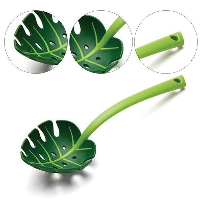 Jungle Spoon Monstera Ladle by BPA-Free Kitchen High Heat