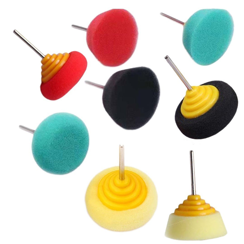 Foam Drill Polishing Pads Buffing Wheel 3mm Shank Diameter 40mm Diameter
